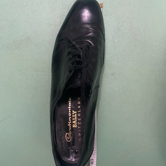 BALLY Men’s Continental Black Leather Oxford Shoes Switzerland Size 11 M main image 9